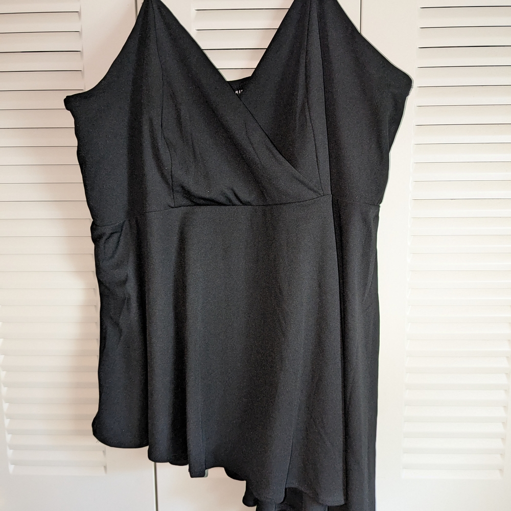 Torrid Black V-Neck Top